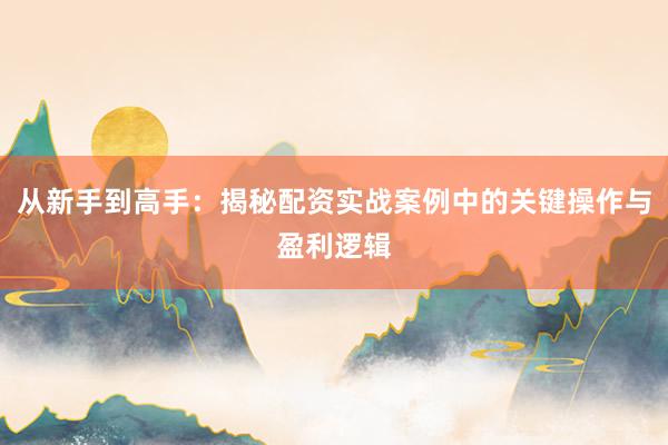 从新手到高手：揭秘配资实战案例中的关键操作与盈利逻辑